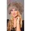 Grey Sapphire Fox Fur Hat